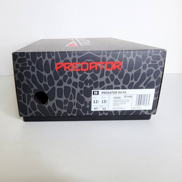 SIZE 12.5M - ADIDAS PREDATOR 94 FIRM GROUND CLEATS LIMITED EDITION - 1 of 1994 - Picture 11 of 11